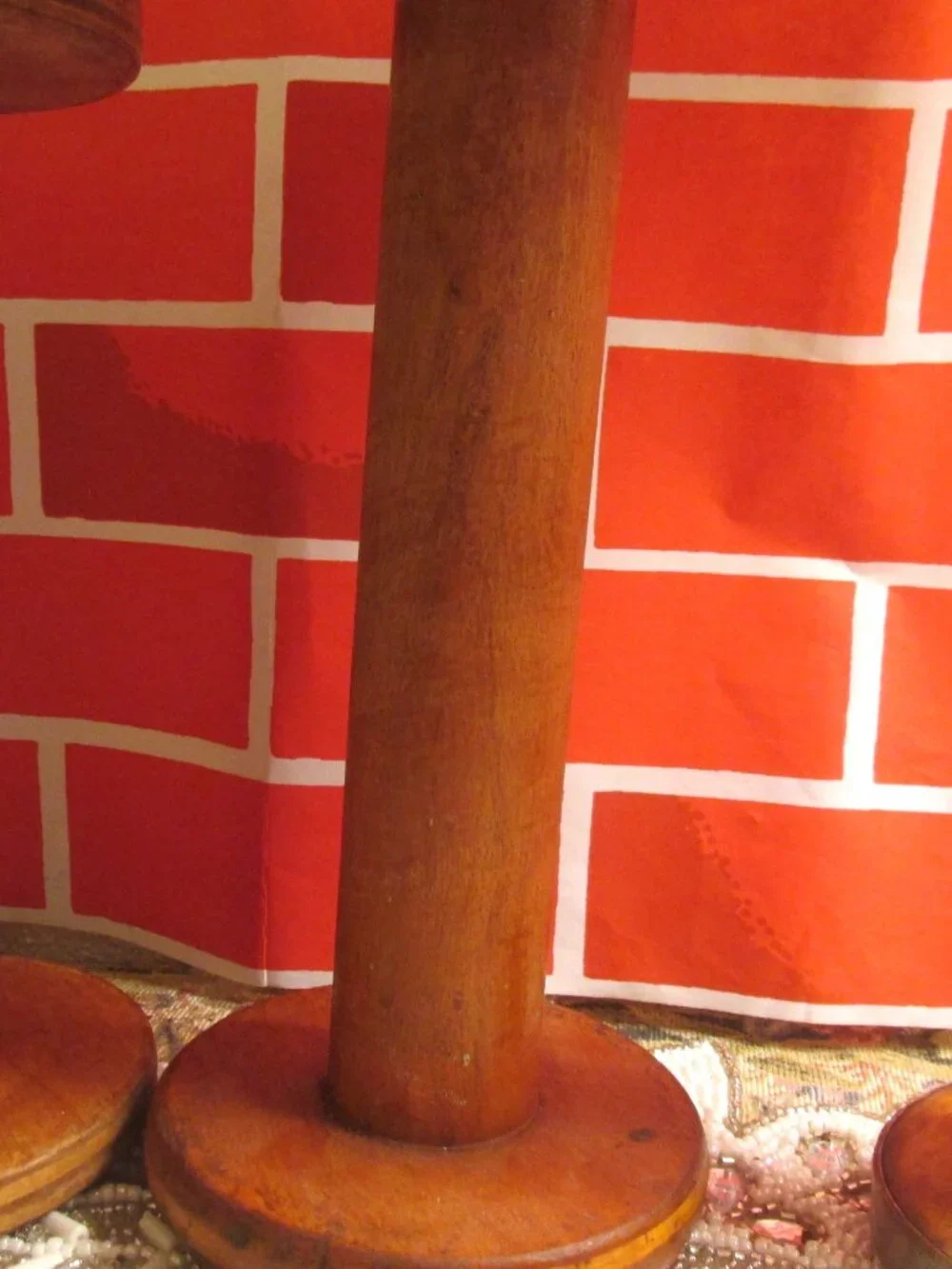 Vintage Wooden Spool or Bobbin set of 3